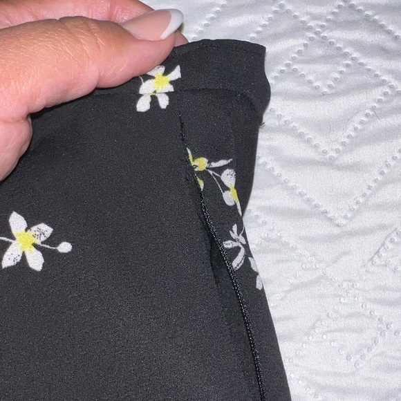 Bar III black floral maxi dress SZ S - Picture 11 of 12